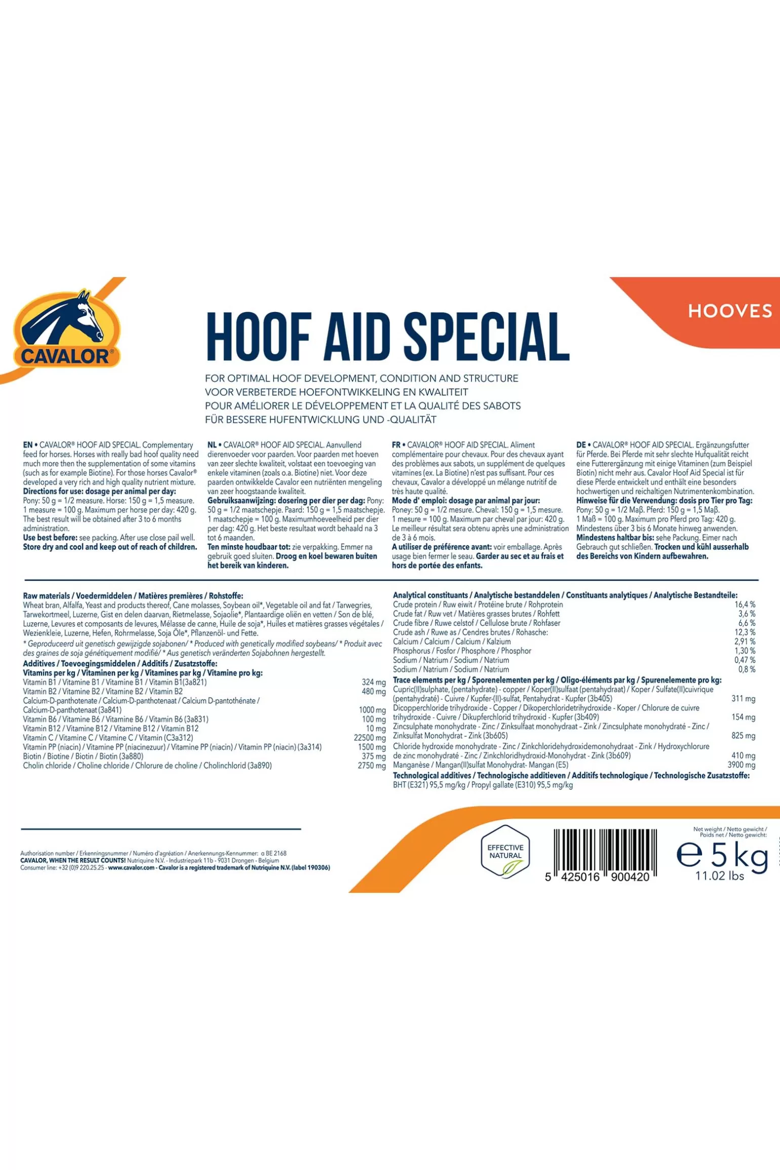 Clearance Hoof Aid Special, 5 Kg Zusatzfutter