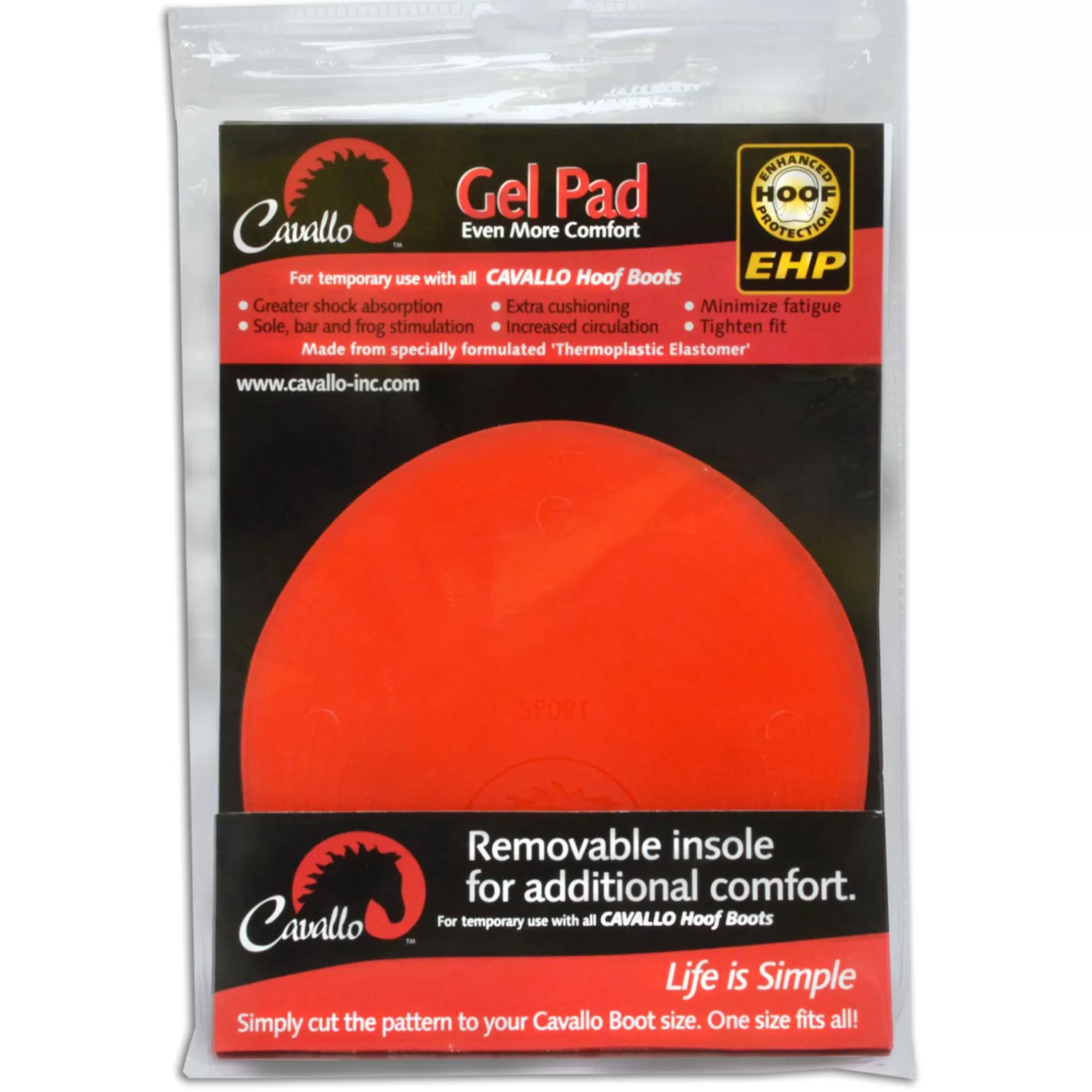 cavallohorseriderfr Hufschuhe*F.R.A. Cavallo Gel Pads (2 Stuck)