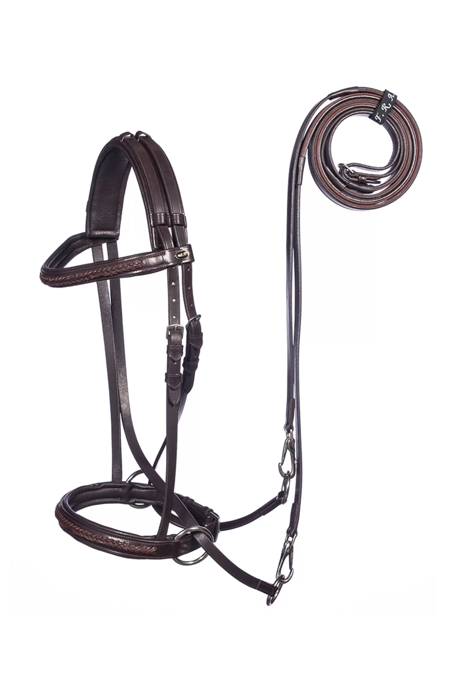 Online F.R.A. Ulan Bitless Bridle (System 5) Leather W/ Leather Reins Trensen & Reithalfter