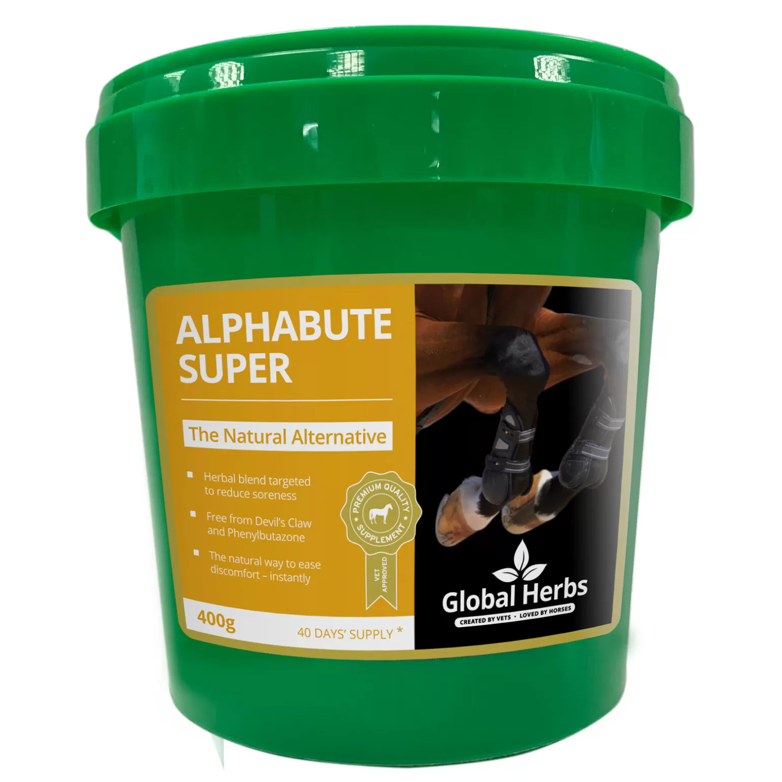 Outlet Global Herbs Alphabute Super, Gelenke & Muskulatur, 400G Zusatzfutter