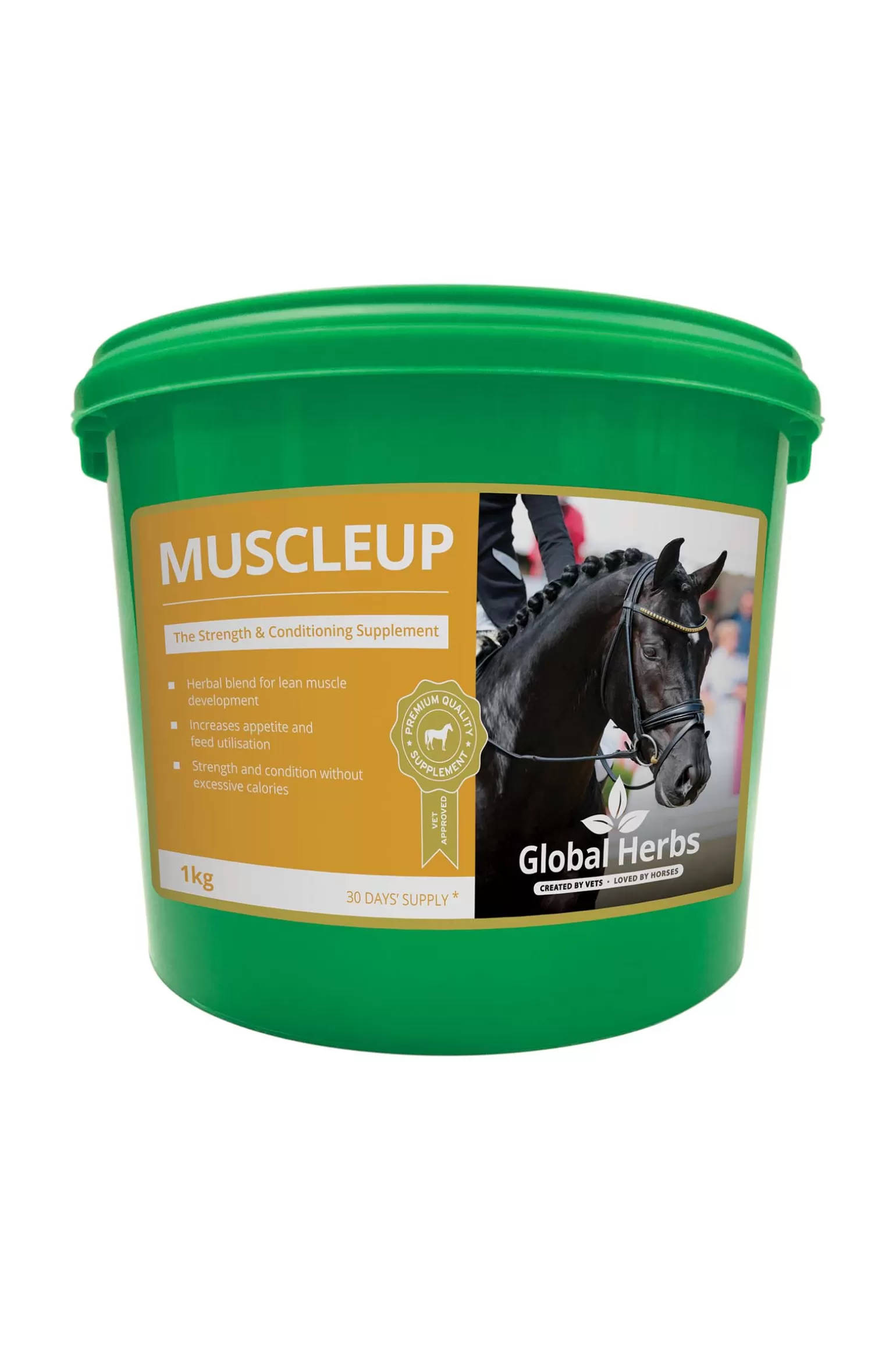 Best Sale Global Herbs Muscle Up, Muskulatur, 1Kg Zusatzfutter