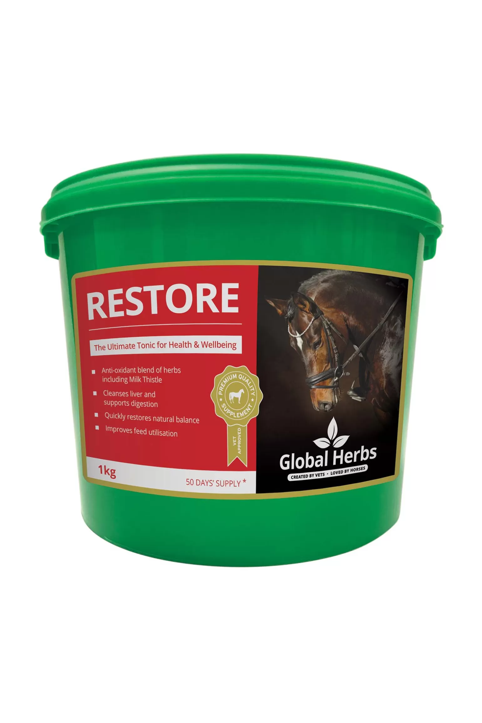 Hot Global Herbs Restore 1Kg Zusatzfutter