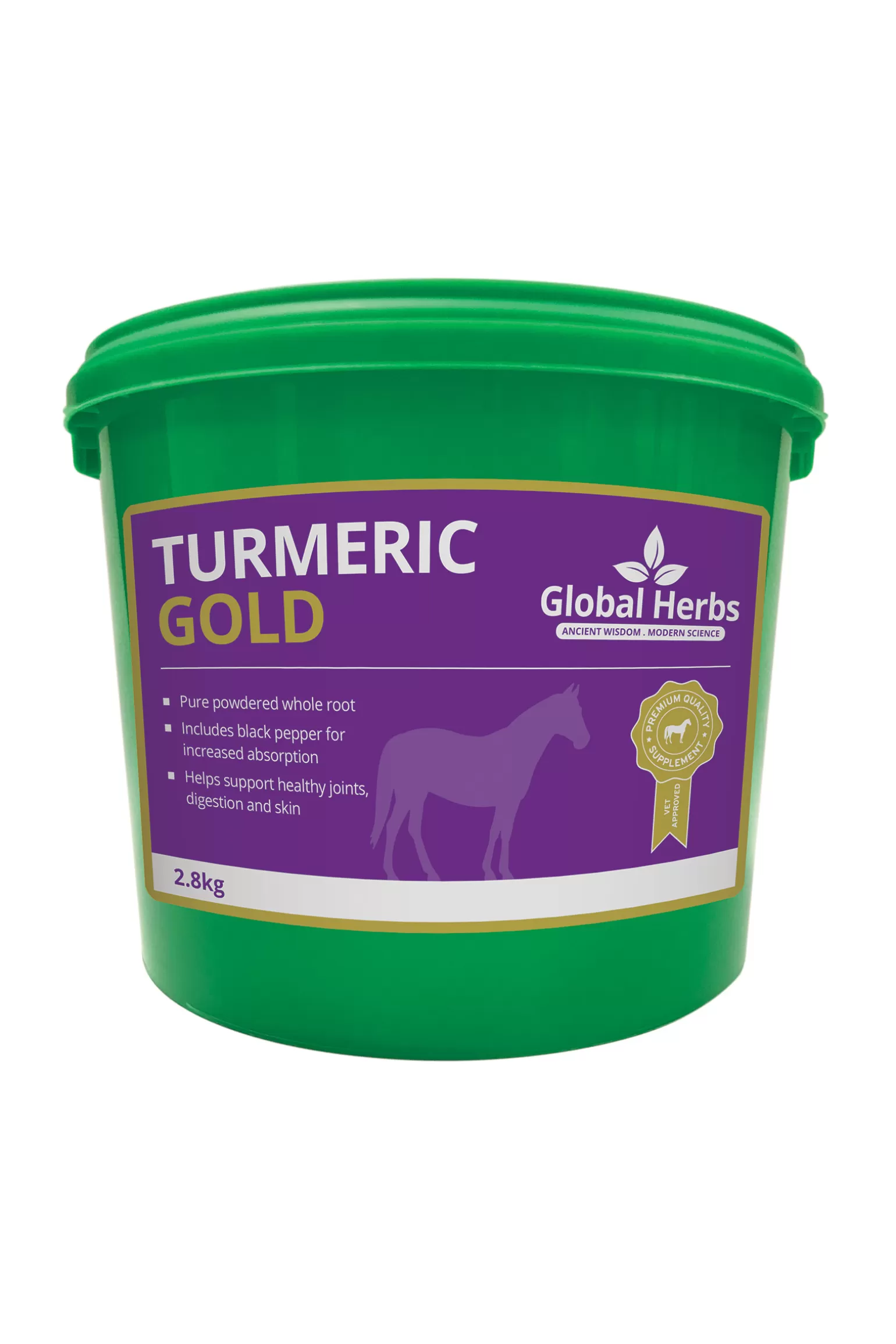 Shop Global Herbs Turmeric Gold 2,8Kg Zusatzfutter