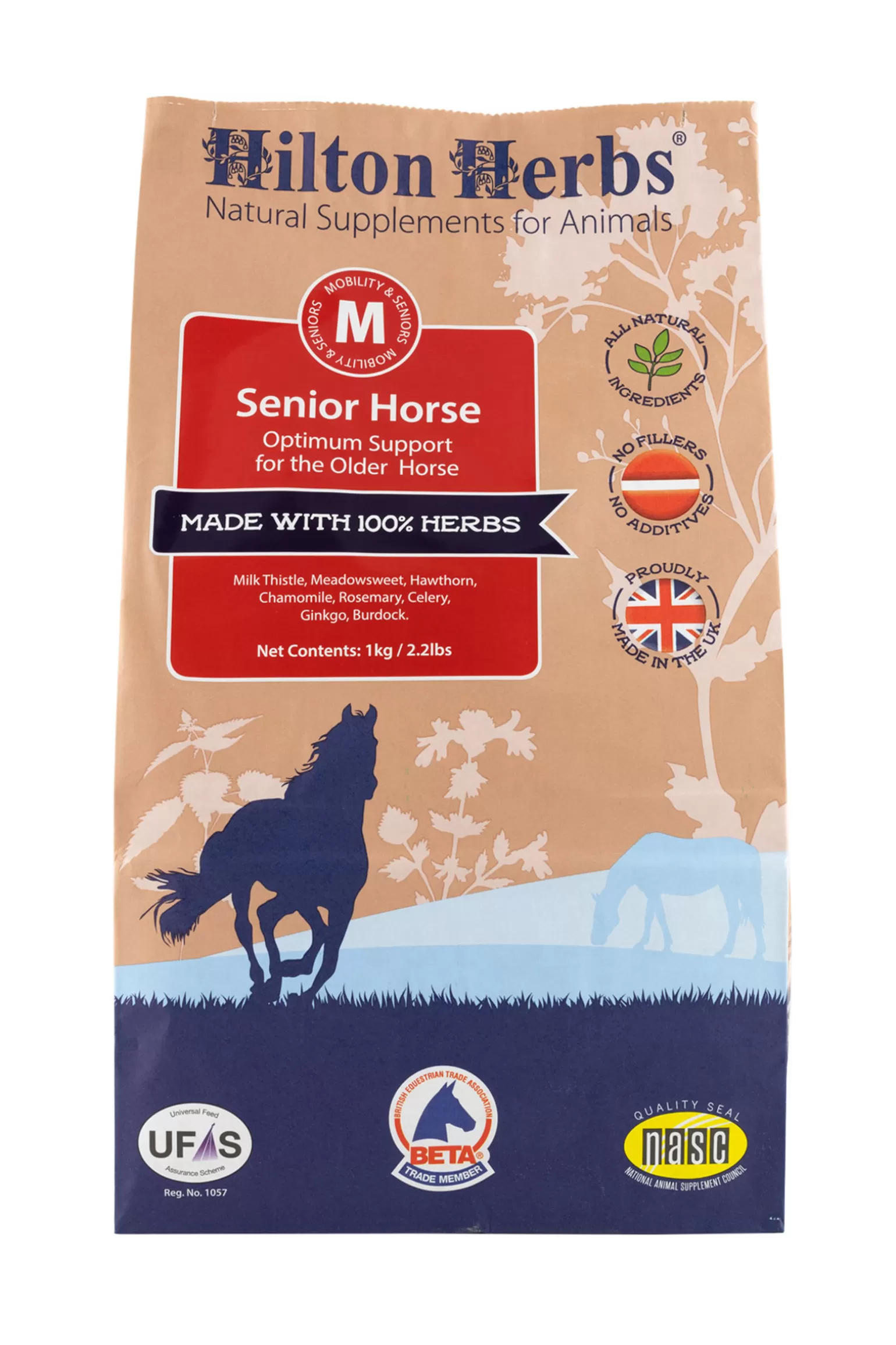 Fashion Hilton Herbs Senior Horse 1Kg Dose Zusatzfutter