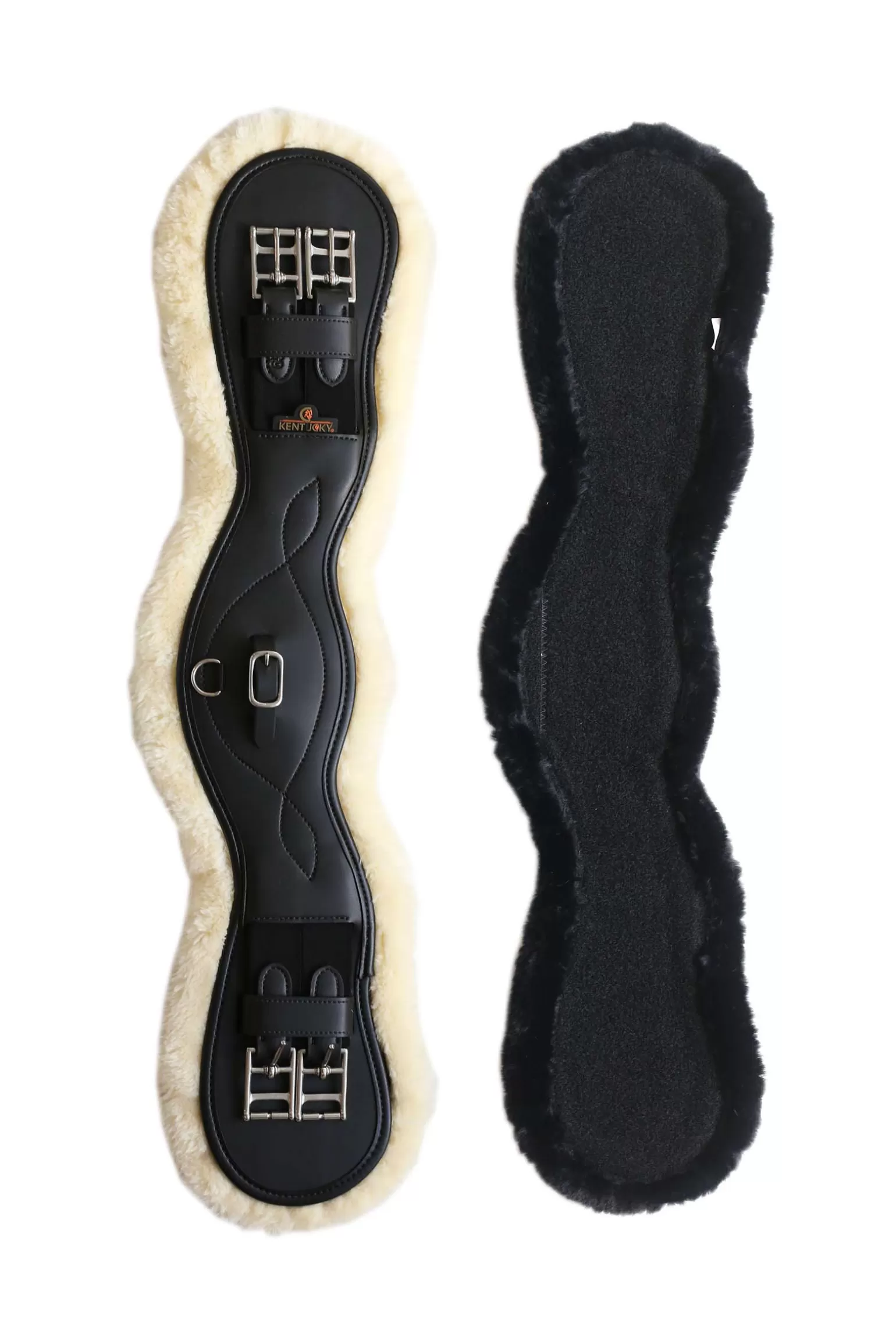 Discount Horsewear Lederkurzgurt Sheepskin Dressage Sattelgurte