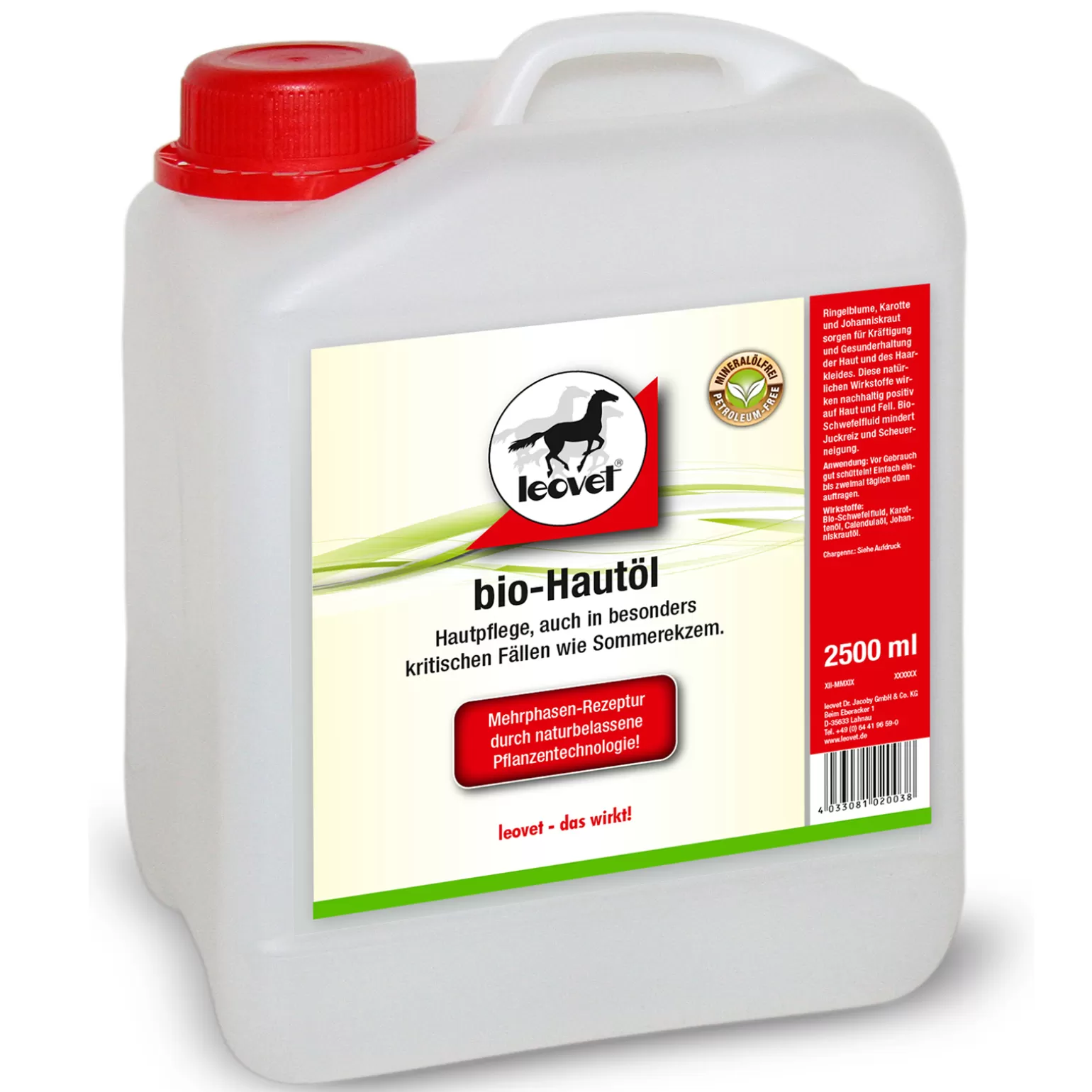 leovet Fellpflege & Hautpflege & Mähnenpflege* Bio-Hautol 2500Ml