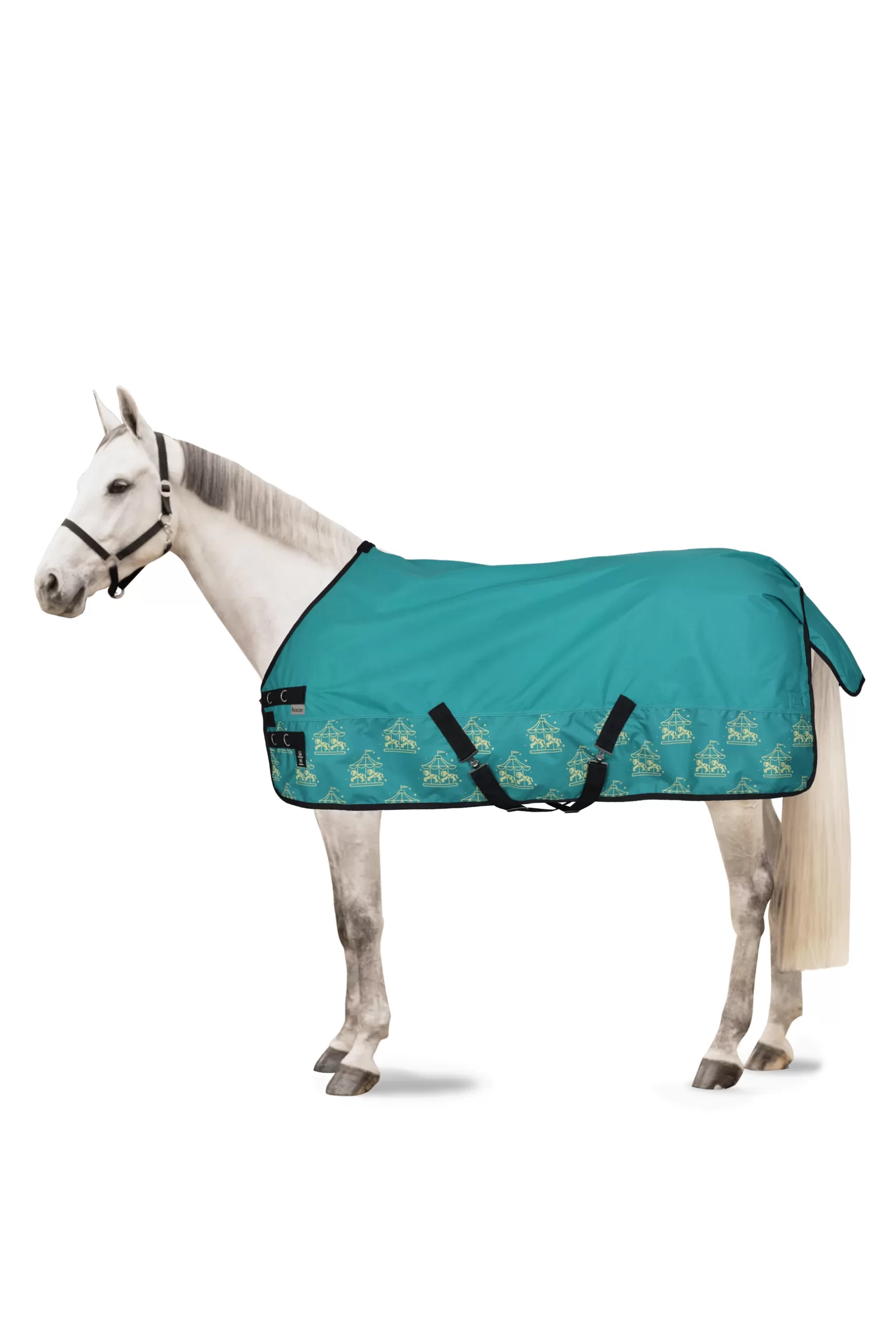 * Regendecken* Magic Carousel Pony Weidedecke Mit Fleece-Futter