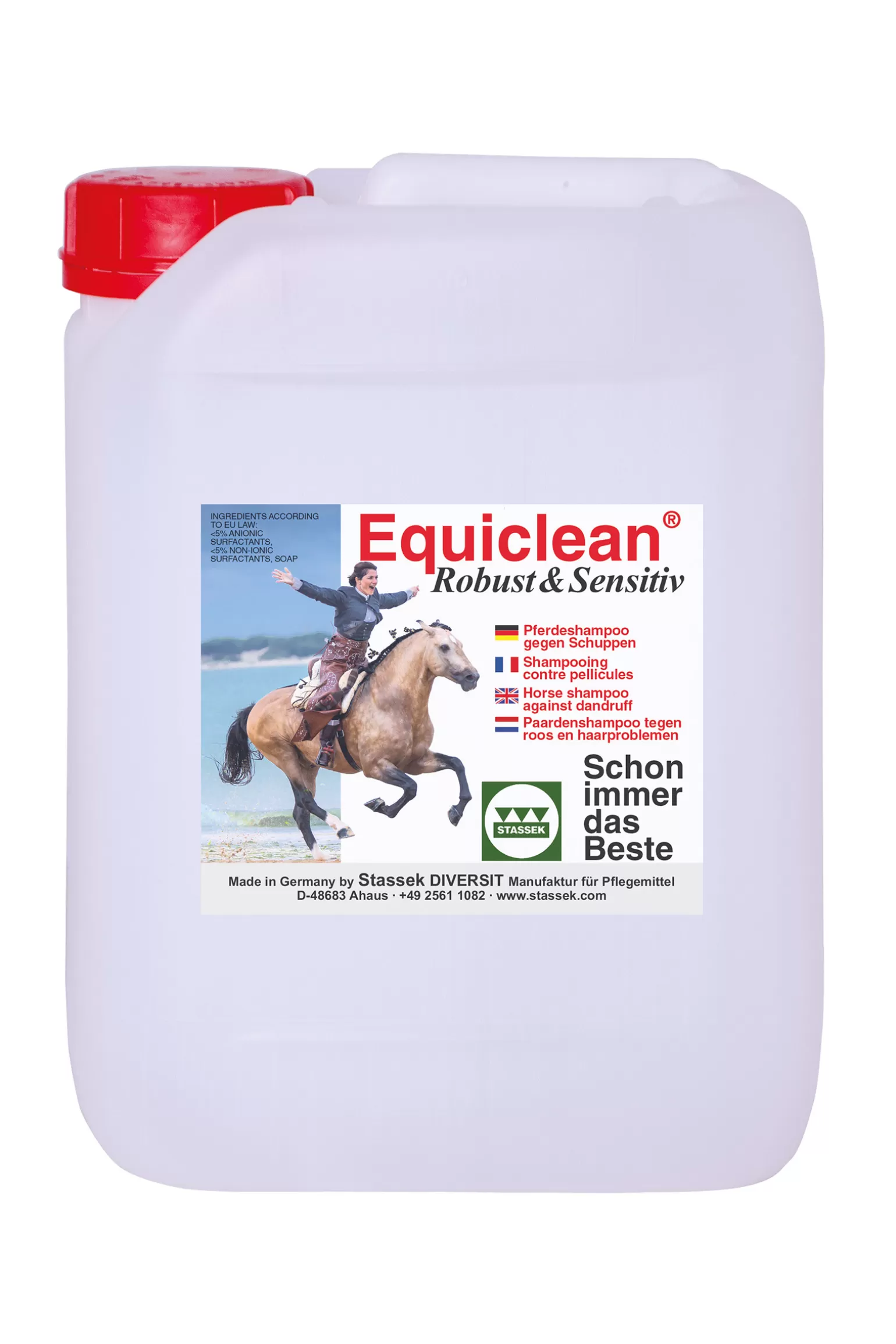 stassek Fellpflege & Hautpflege & Mähnenpflege* Equiclean Robust Outdoor Shampoo, 2 Liter