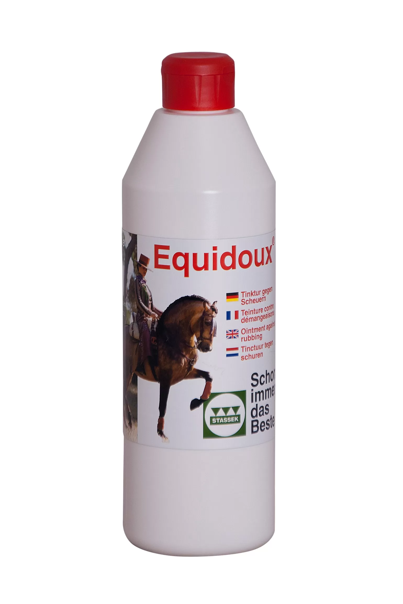 stassek Fellpflege & Hautpflege & Mähnenpflege* Equidoux Tinktur Gegen Scheuern, 500 Ml