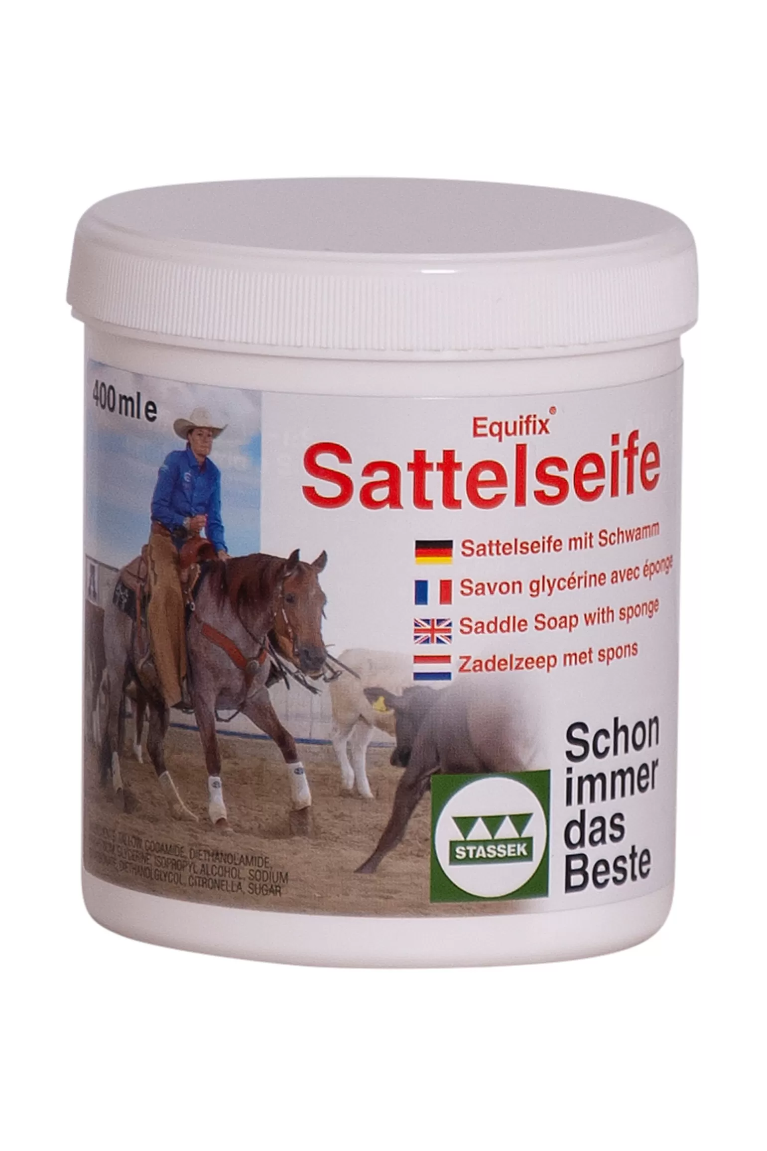 stassek Ausrüstungspflege* Equifix Sättelseife, 400 Ml