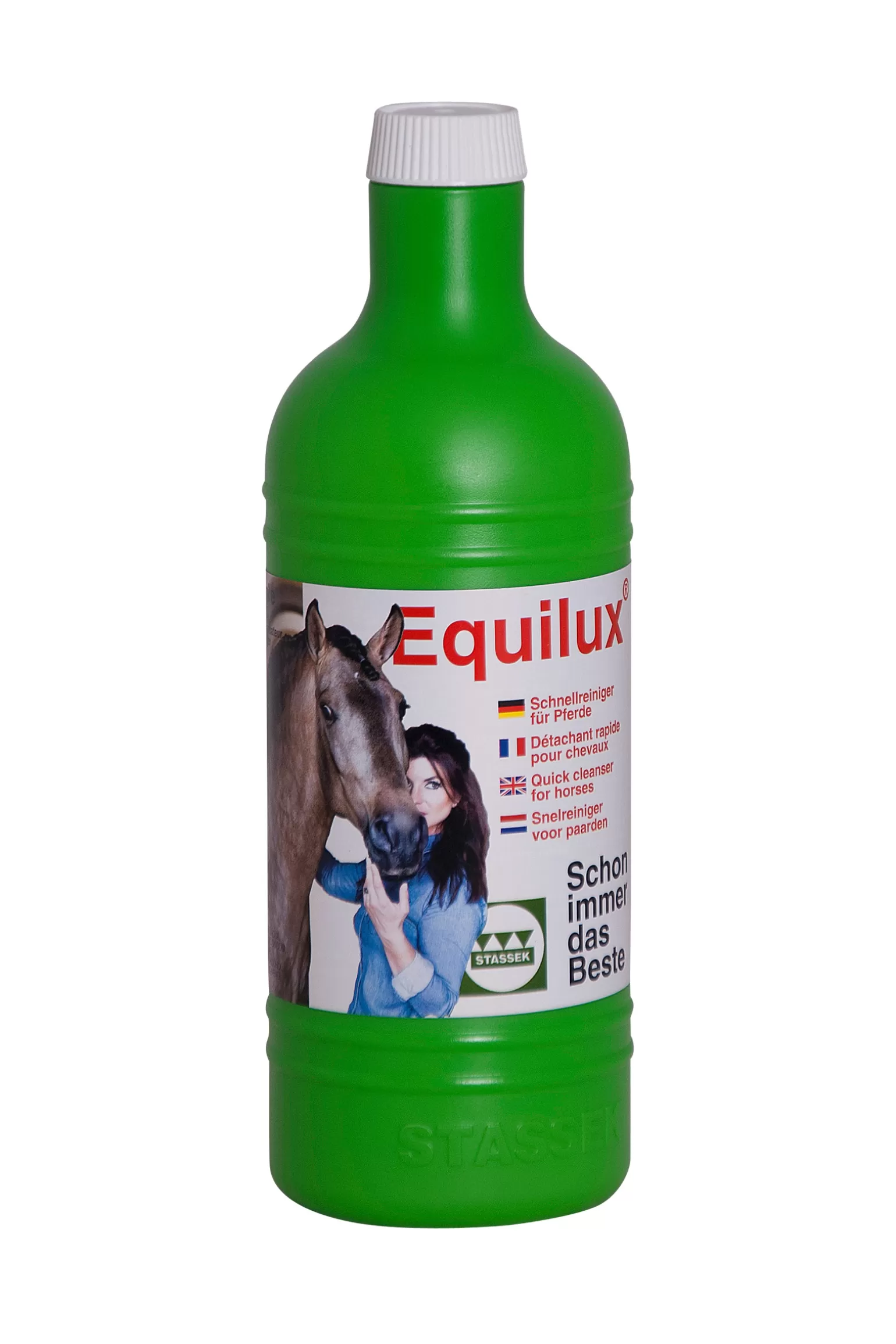 stassek Fellpflege & Hautpflege & Mähnenpflege* Equilux Schnellreiniger Für Pferde Flasche Ohne Spruhkopf, 750Ml