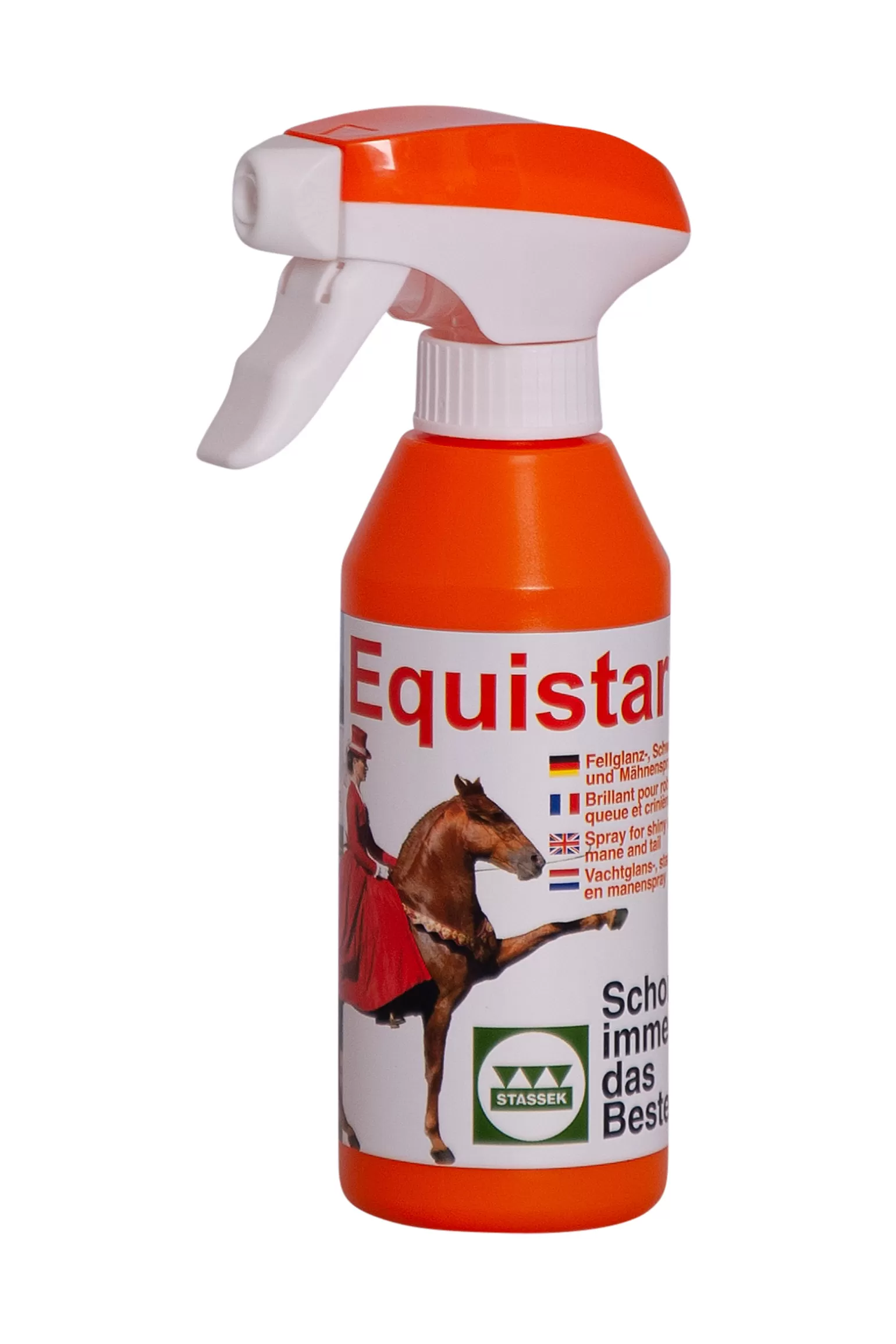 stassek Fellpflege & Hautpflege & Mähnenpflege* Equistar Mahnenspray Flasche Mit Spruhkopf, 250 Ml