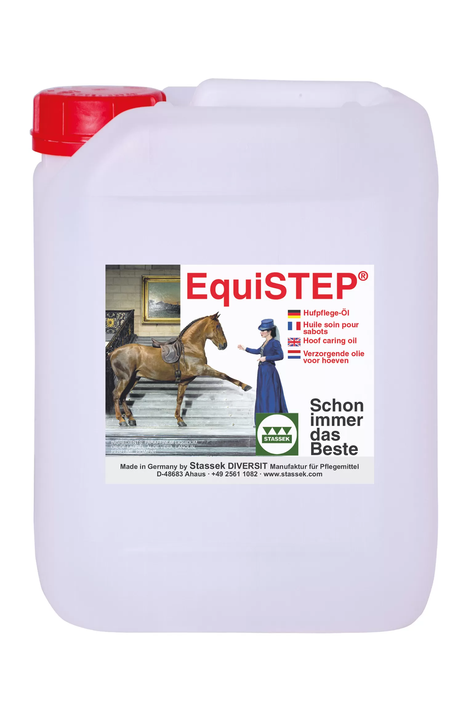 stassek Hufpflege* Equistep Hufol, Nachfull-Kanister, 5 Liter