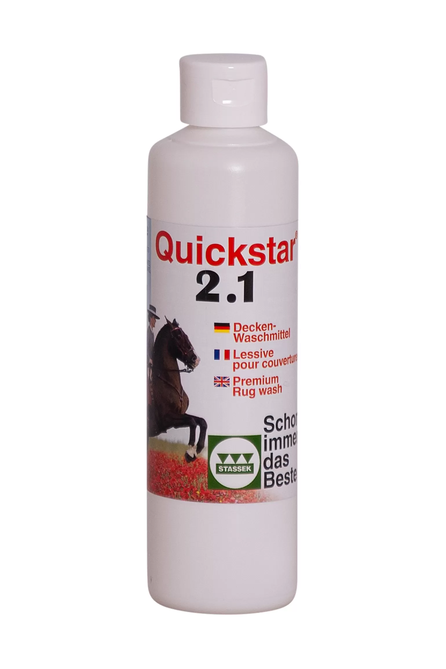 stassek Ausrüstungspflege* Quickstar 2.1 Premium-Waschmittel Für Pferdedecken, 250 Ml