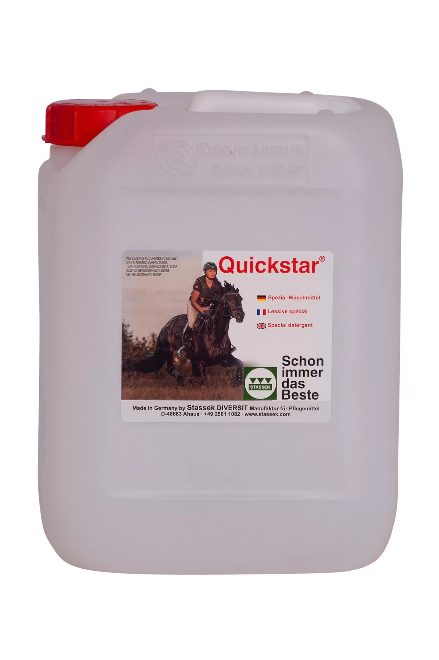 stassek Ausrüstungspflege* Quickstar Spezialwaschmittel Für Leder Und Wolle, 2 Liter